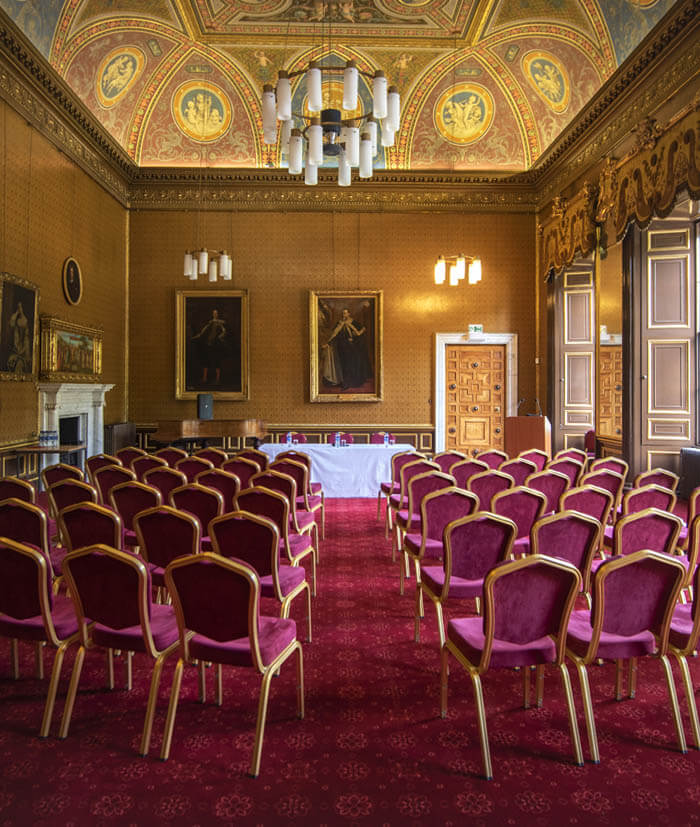 Beautiful interior of the Drawing Room at Newbattle Abbey Events venue Scotland